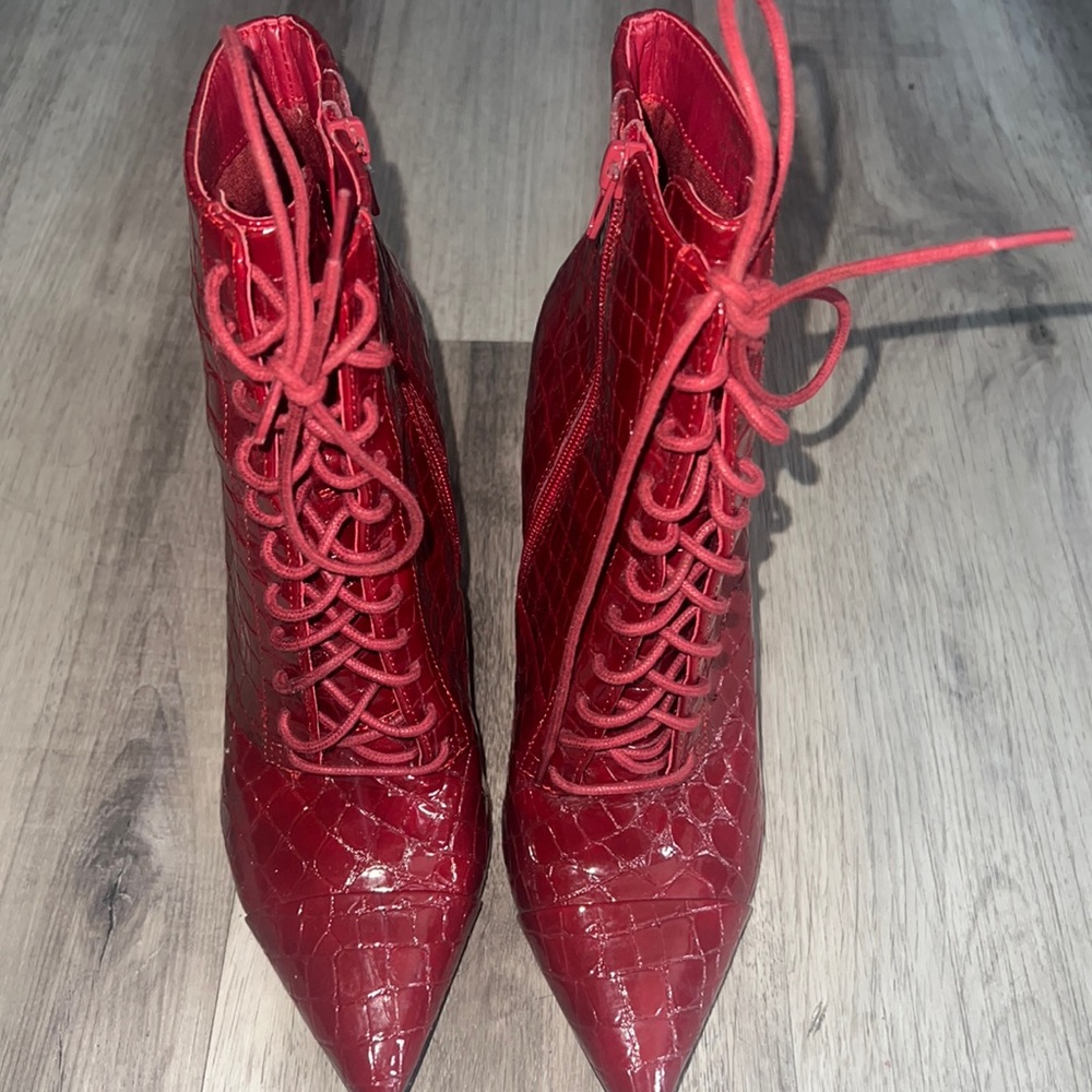 Red booties